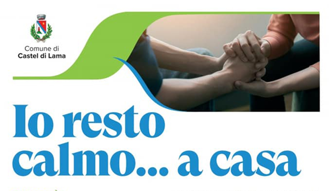 Io resto calmo… a casa